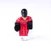 Rod Hockey Goalie with Plastic Rod attachment, Red and Black
