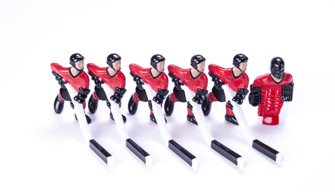 Full Team with Steel Rod attachment, Red and Black